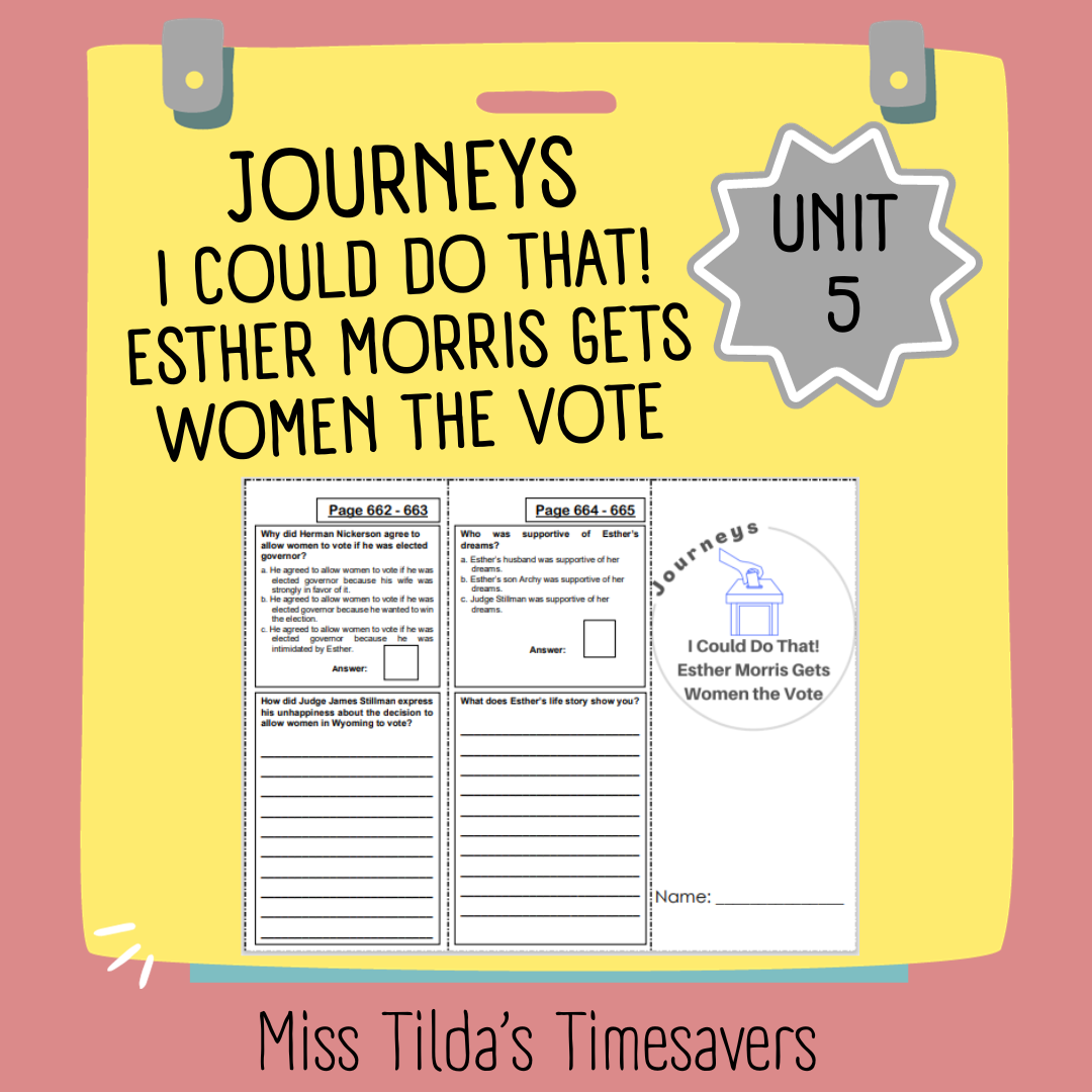 I Could Do That! - Grade 4 Journeys