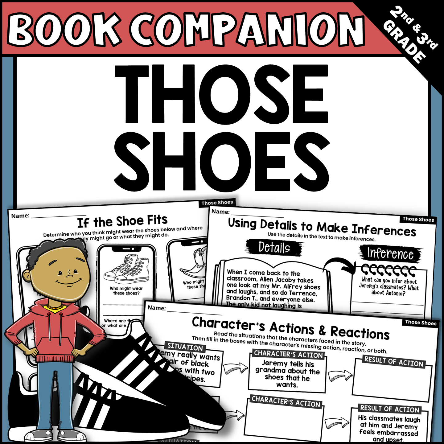 Those Shoes Interactive Read-Aloud Activities and Book Companion
