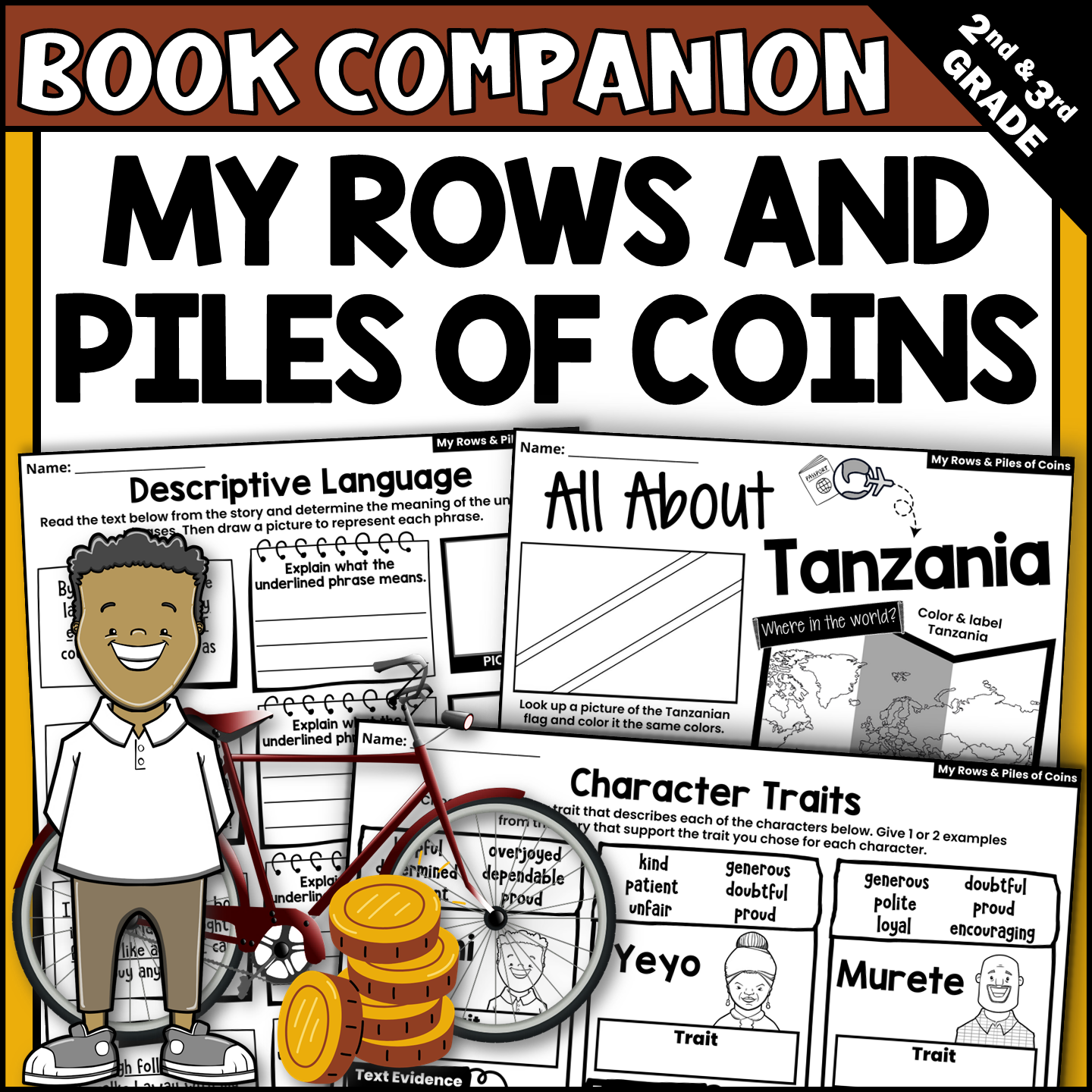 My Rows and Piles of Coins Interactive Read-Aloud Activities