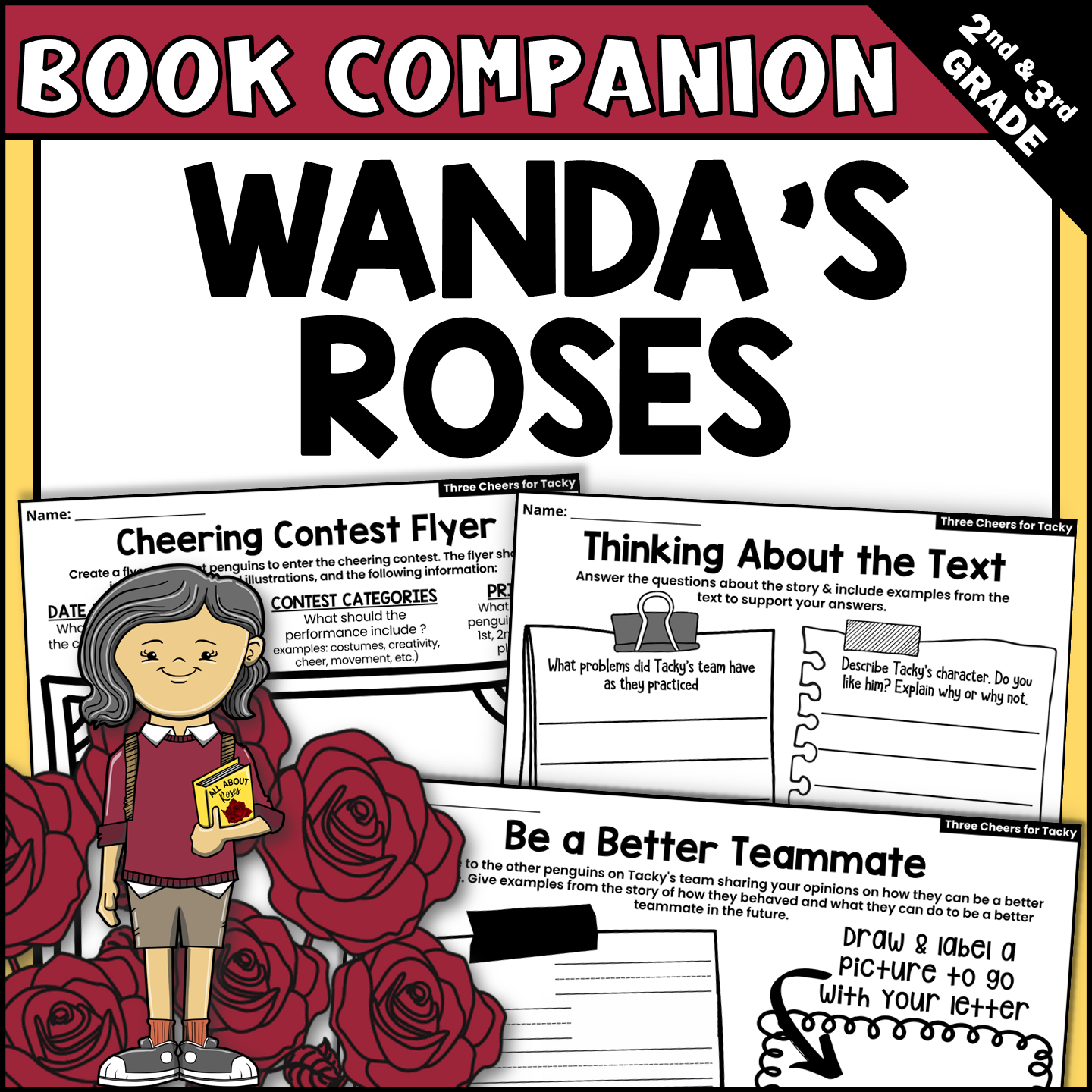 Wanda's Roses Interactive Read-Aloud Book Companion Activities for IRA