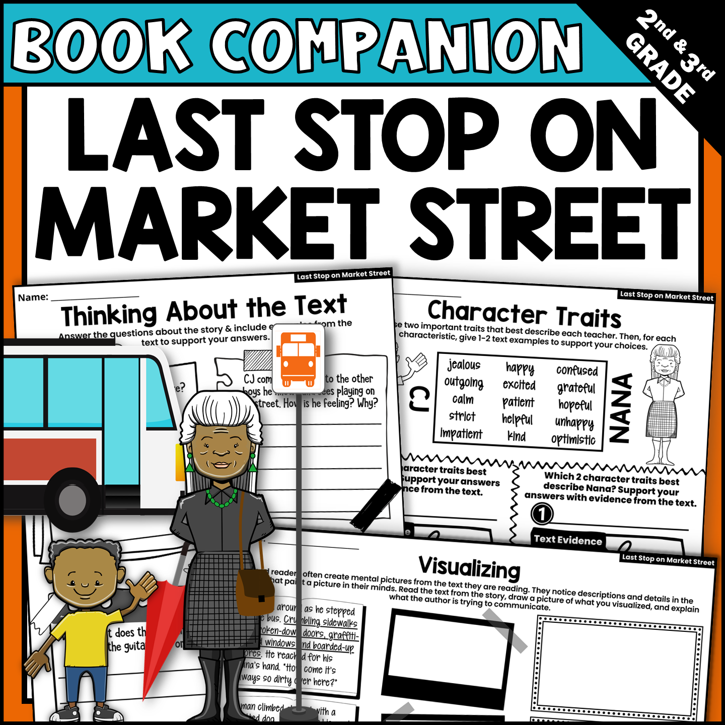 Last Stop on Market Street Interactive Read-Aloud Book Companion Activities