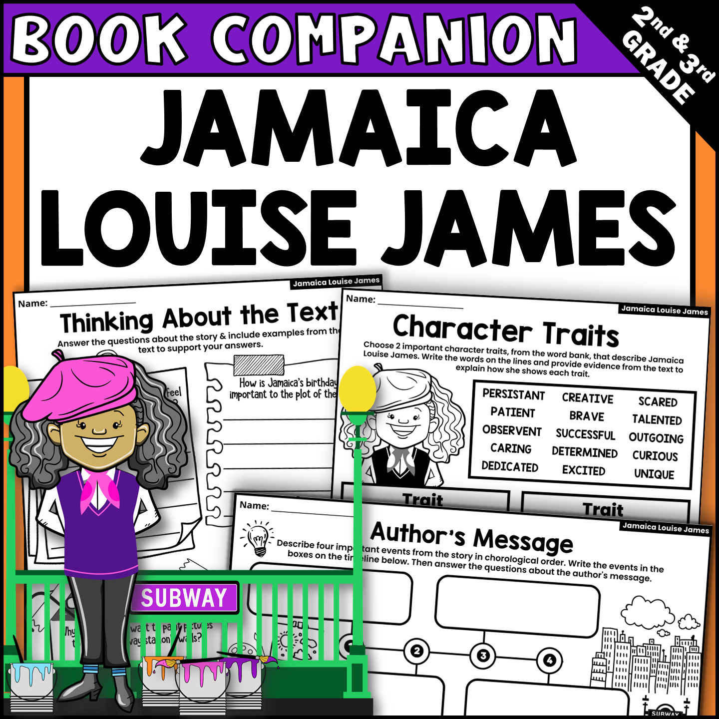 Jamaica Louise James Interactive Read-Aloud Book Companion Activities for IRA