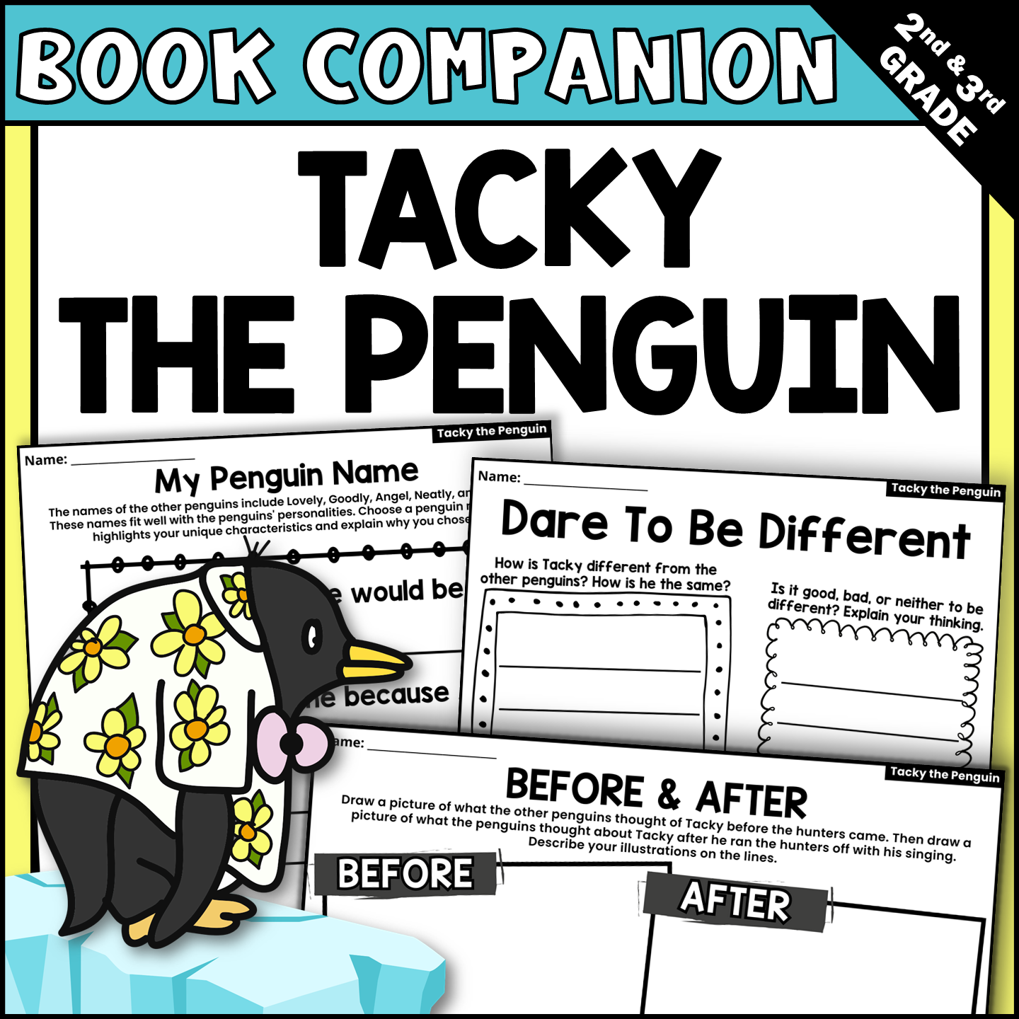 Tacky the Penguin Interactive Read-Aloud Book Companion Activities for IRA