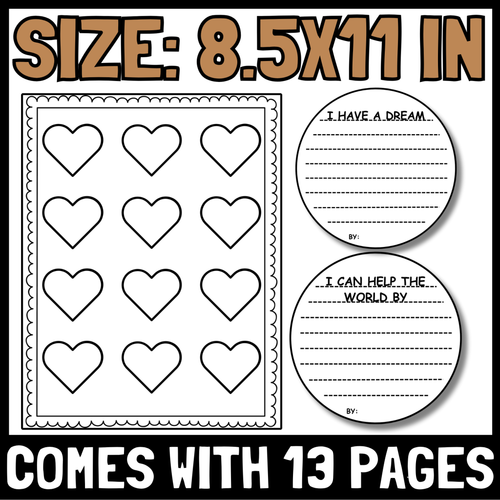 Martin Luther king Jr Writing craft - Black History Month Craft ...