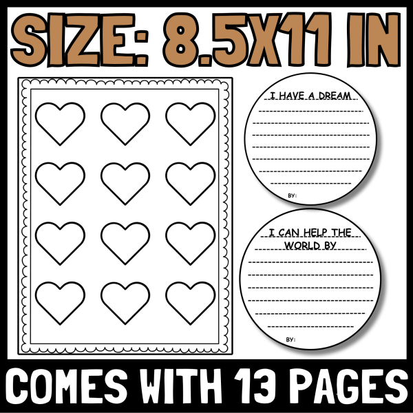 Martin Luther king Jr Writing craft - Black History Month Craft ...