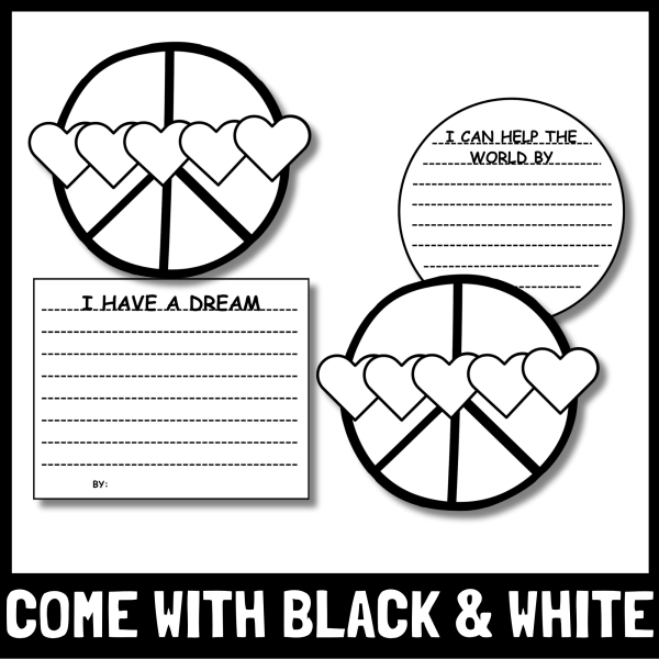 Martin Luther king Jr Writing craft - Black History Month Craft ...