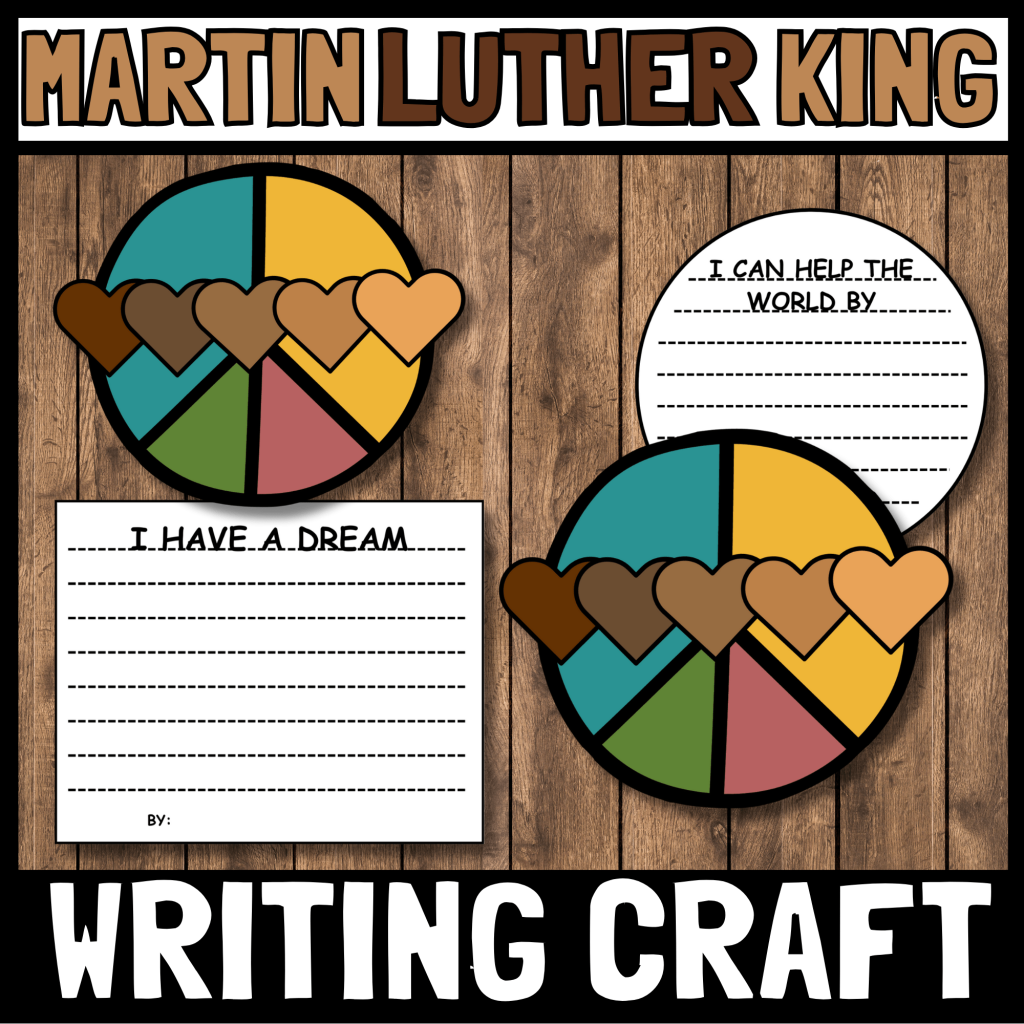 Martin Luther king Jr Writing craft - Black History Month Craft ...