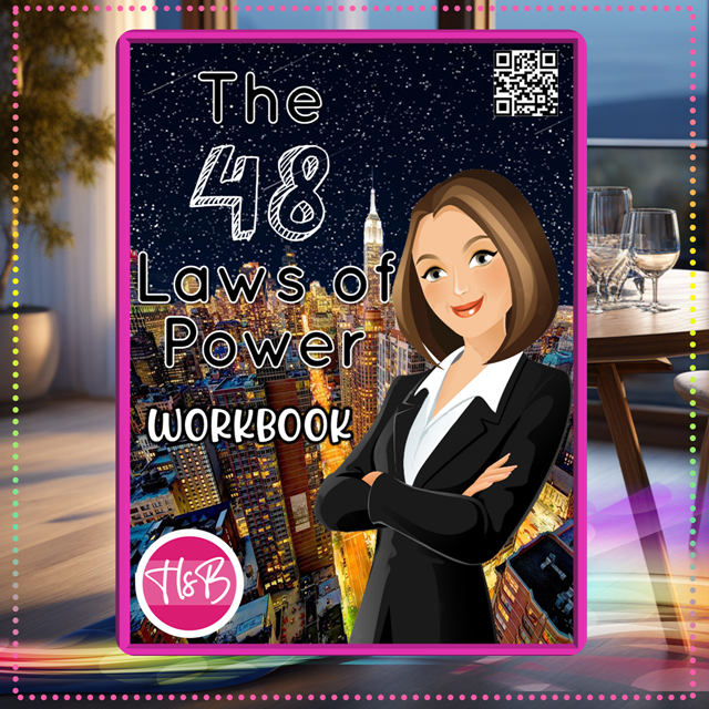 Workbook for "The 48 Laws Of Power" By Robert Greene | For Teens & Adults