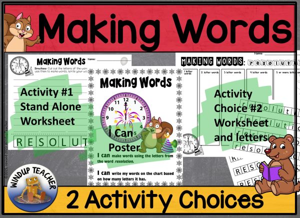 Resolution Tree Activity Squirrel's New Year's Resolution Activity Sheets | Made By Teachers