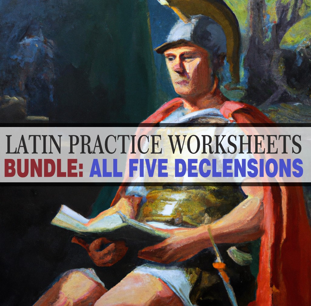 BUNDLE - LATIN DECLENSION WORKSHEETS