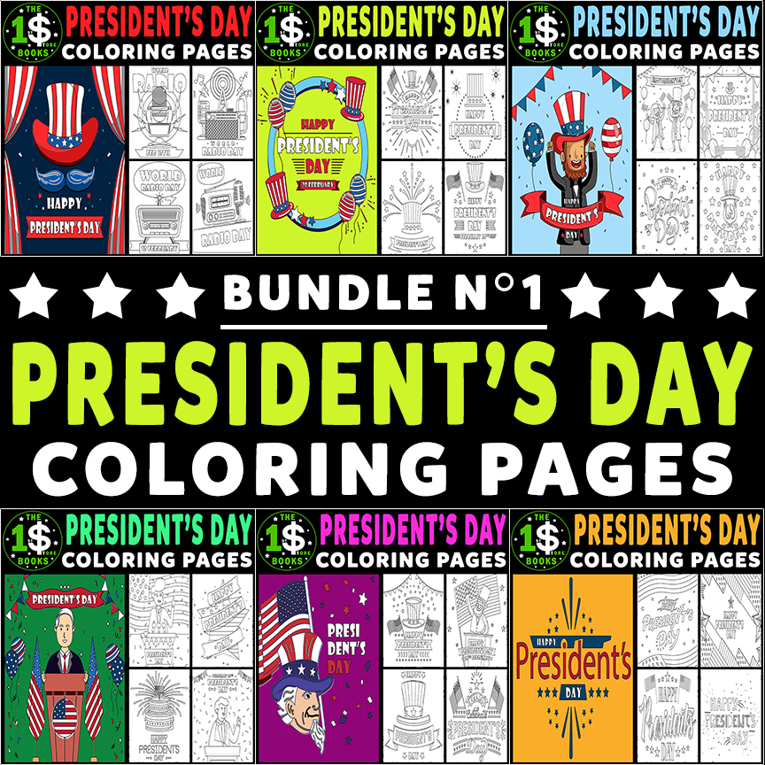 President’s Day Coloring Pages | 20 February Holiday Coloring Sheets ...