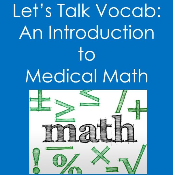 An Introduction to Medical Math Worksheet (Health Sciences/Nursing ...