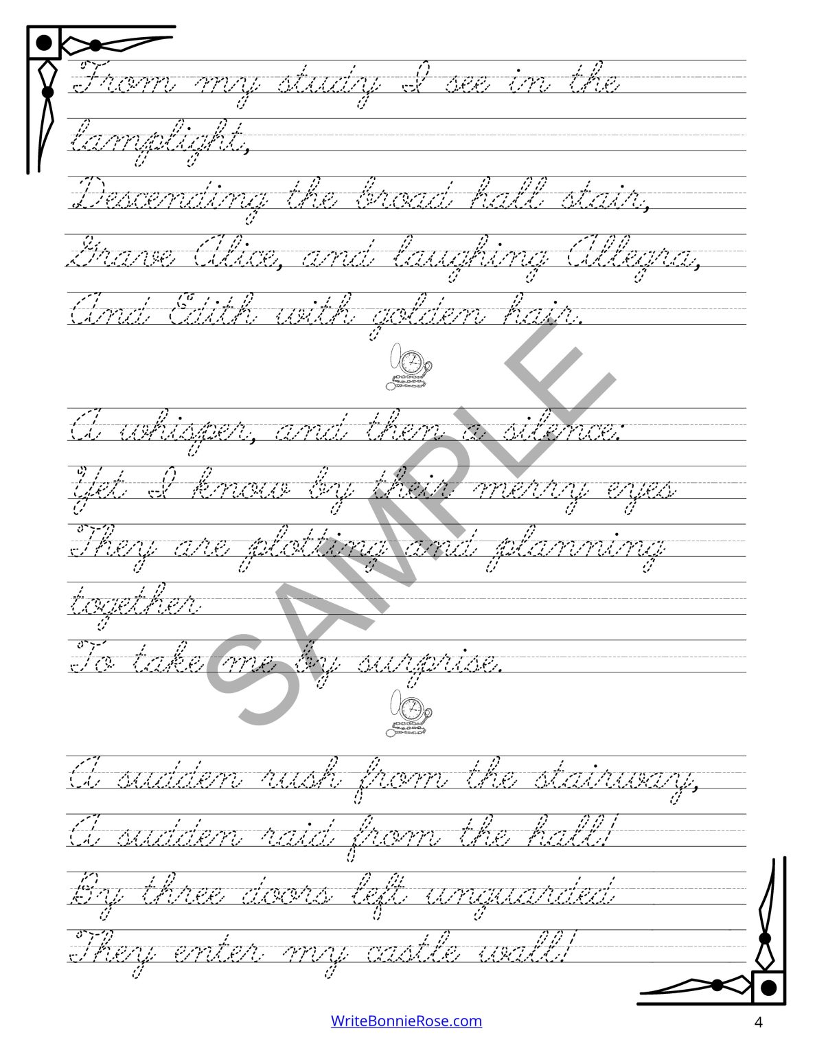 The Children's Hour Cursive Copywork - Made By Teachers