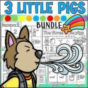 three little pigs bundle | Made By Teachers