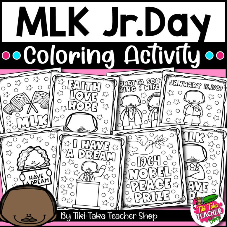 Martin Luther King Jr. Coloring Pages - MLK Day - Made By Teachers