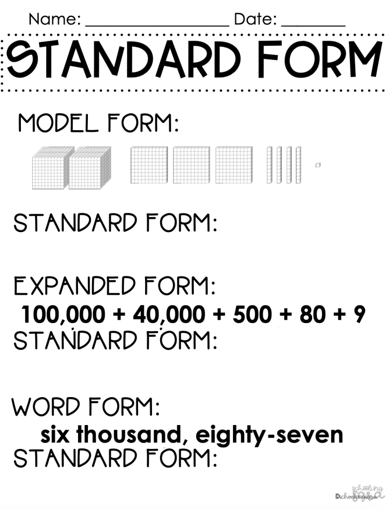 Place Value and Comparing Math Interactive Notebook | VA SOL 3.NS.1 3 ...
