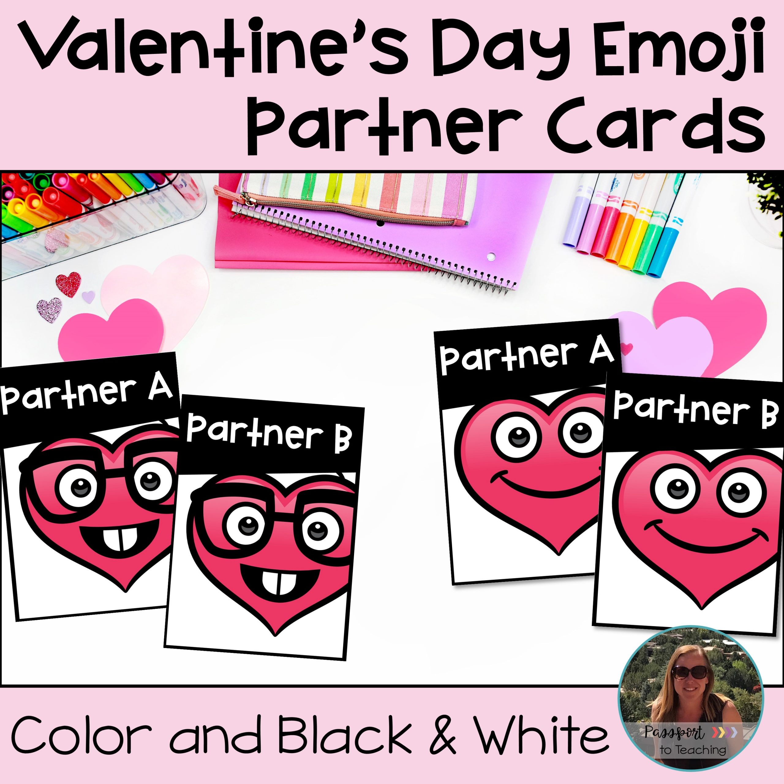 Valentine's Day Partner Pairing Cards