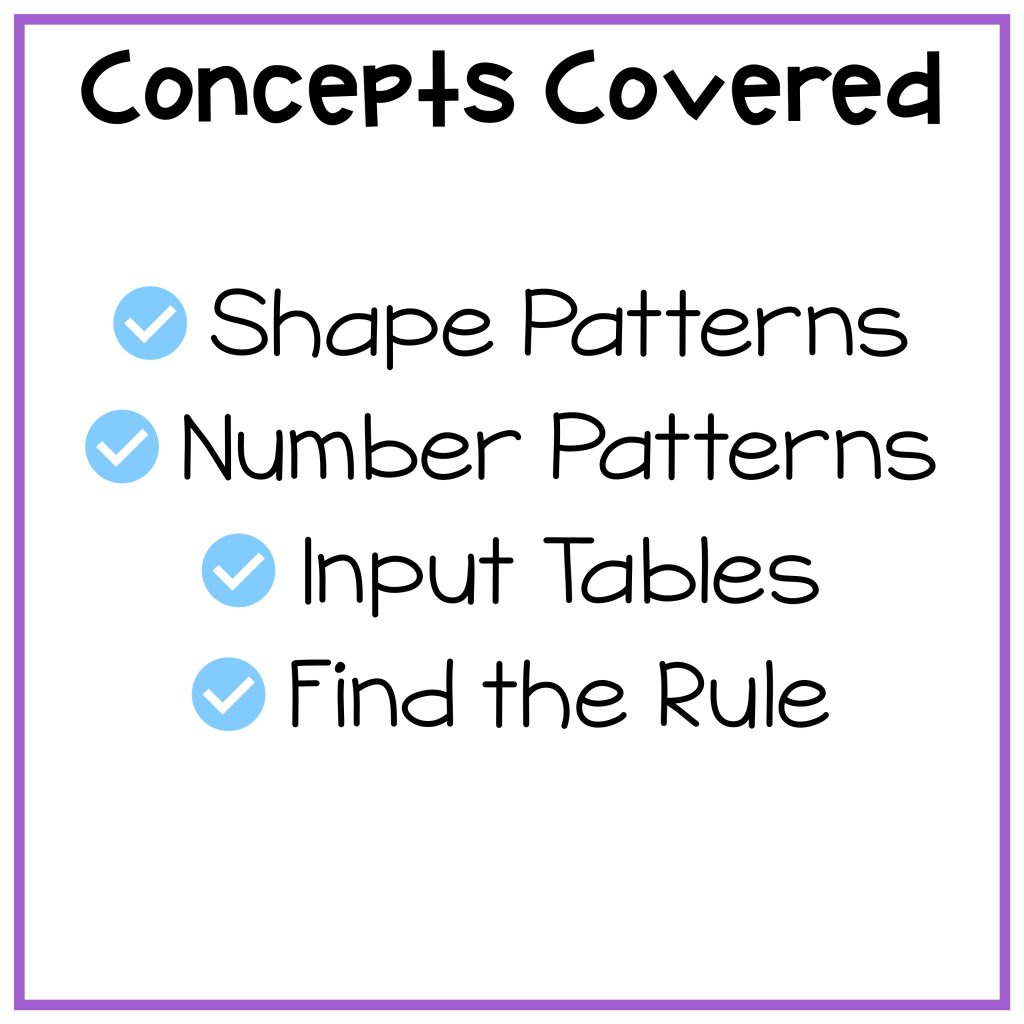 Patterns and Rules Math Maze Worksheets - 4th Grade - Made By Teachers