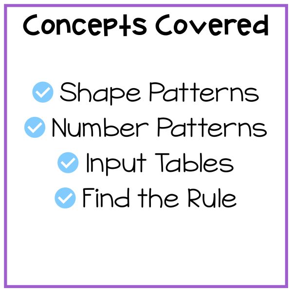 Patterns and Rules Math Maze Worksheets - 4th Grade | Made By Teachers