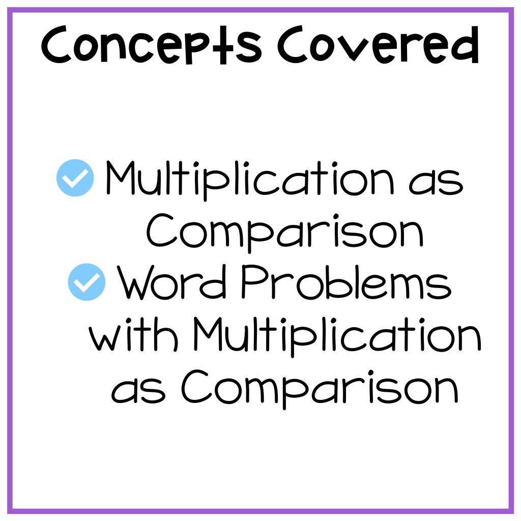 Multiplicative Comparisons Math Maze Worksheets - 4th Grade | Made By ...