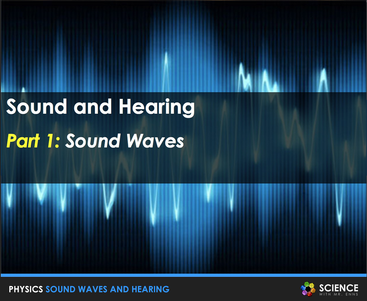 Waves Sound Ear and Hearing Unit Presentation PPT With Student Summary Notes
