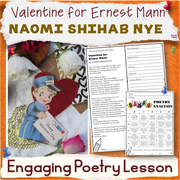 Valentine for Ernest Mann - Valentine's Day Poetry Reading, Love Poem Lesson