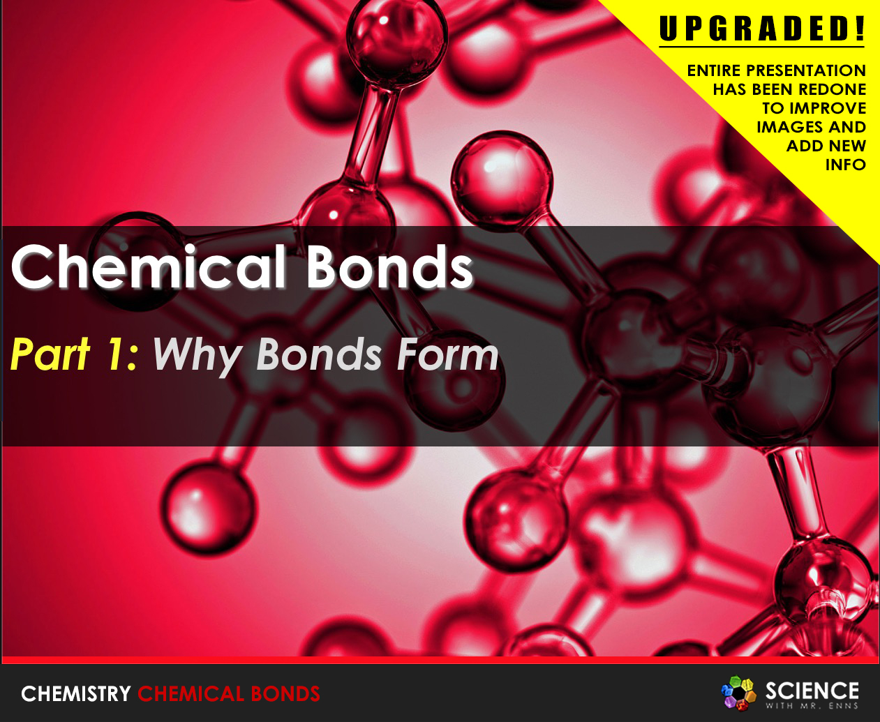 Chemical Bonds or Bonding Unit Presentation PPT With Student Summary Notes