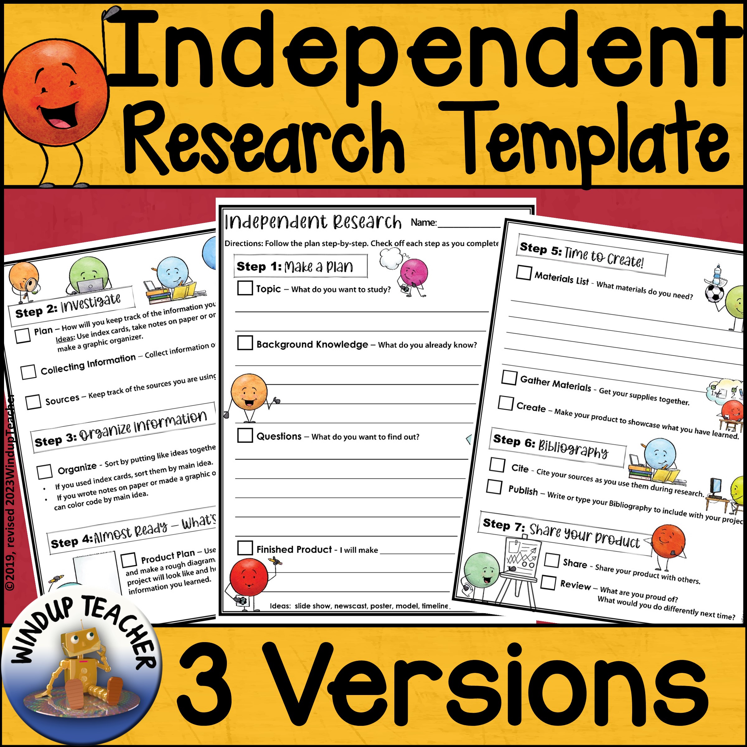 Research Project Template Guide Research Process