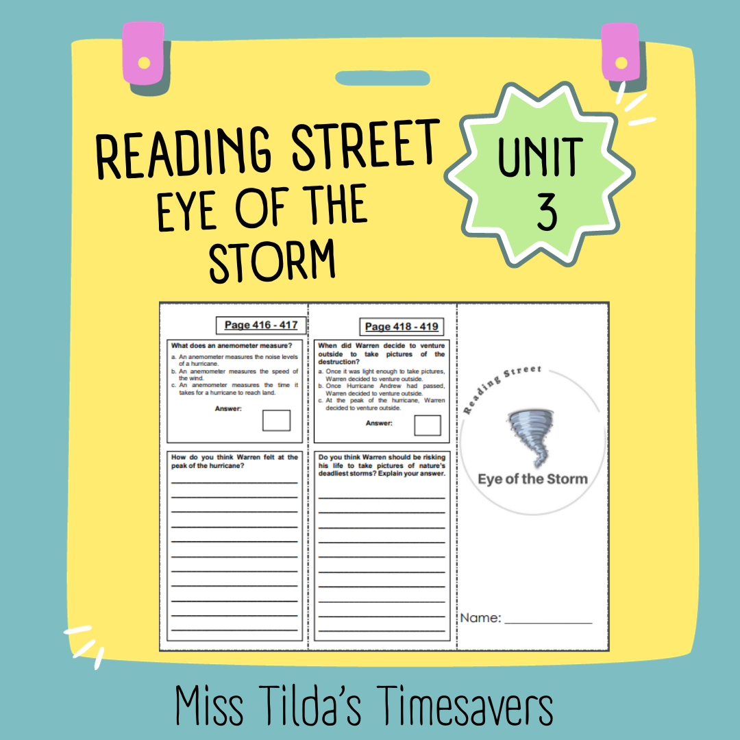 Eye of the Storm - 4th Grade Reading Street
