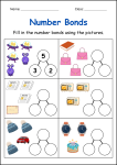 Addition Number Bonds to 5 and to 10 Worksheets - Missing Parts ...