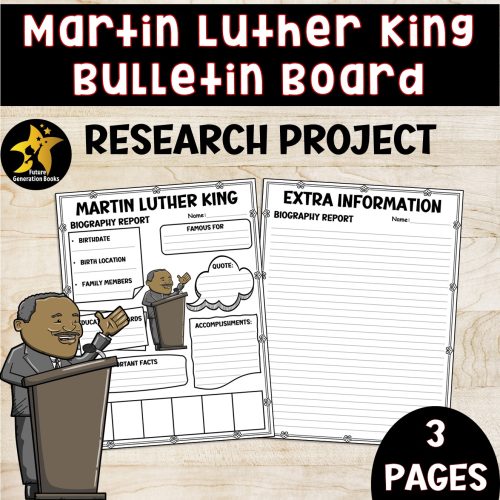 BUNDLE Black History Month Research Project Bulletin Board Biography ...