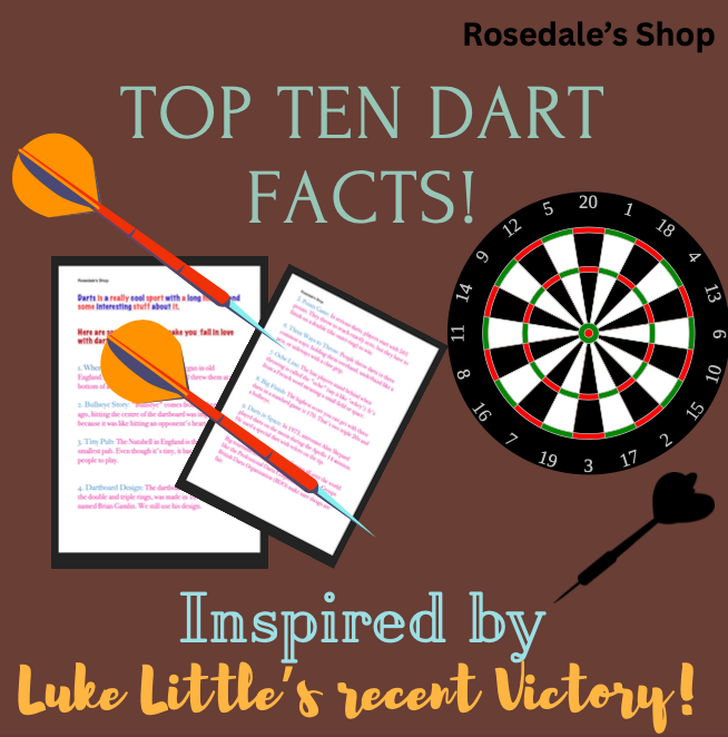 Luke Littler has Nailed it, Now Discover 10 DART Facts for KIDS to LEARN & ENJOY