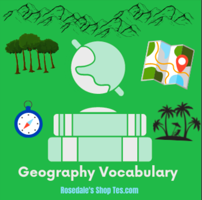 FREEBIE Geography Vocabulary: Learn & Explore the World | Mini PDF