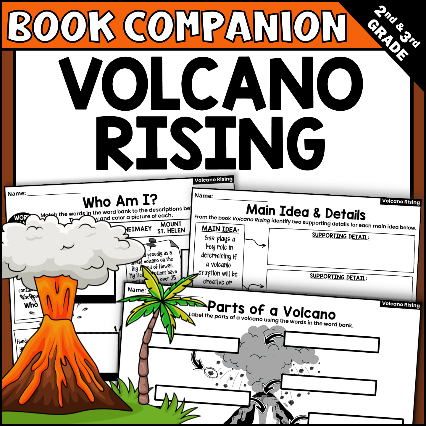 Volcano Rising Interactive Read-Aloud Book Companion Activities