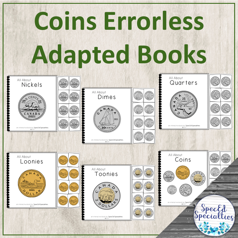 Canadian Coins Errorless Adapted Books