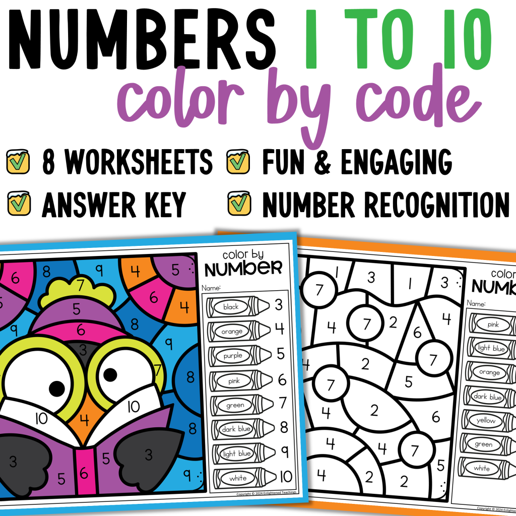 Penguin Numbers to 20 Color by Number BUNDLE Penguin Numbers | Made By ...