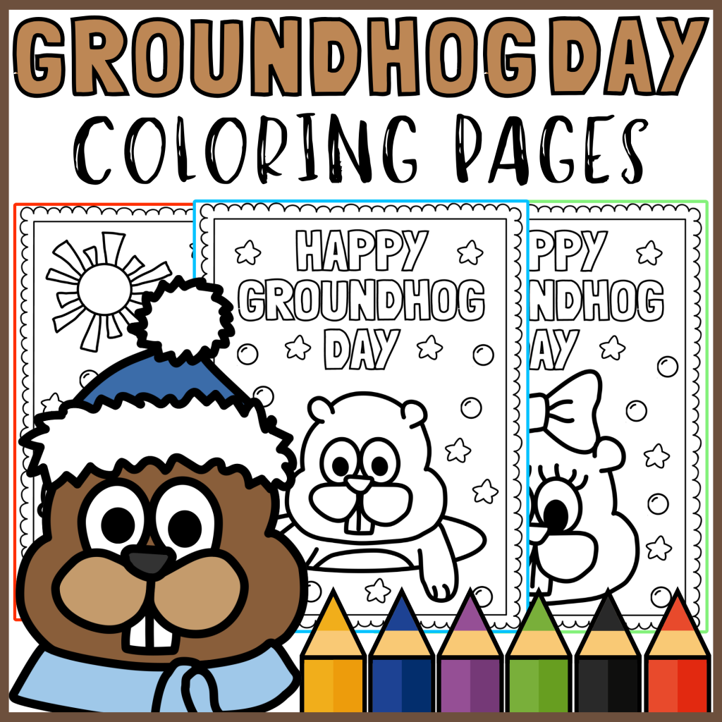 Groundhog Day Coloring Pages - Groundhog Day Coloring Sheets ...