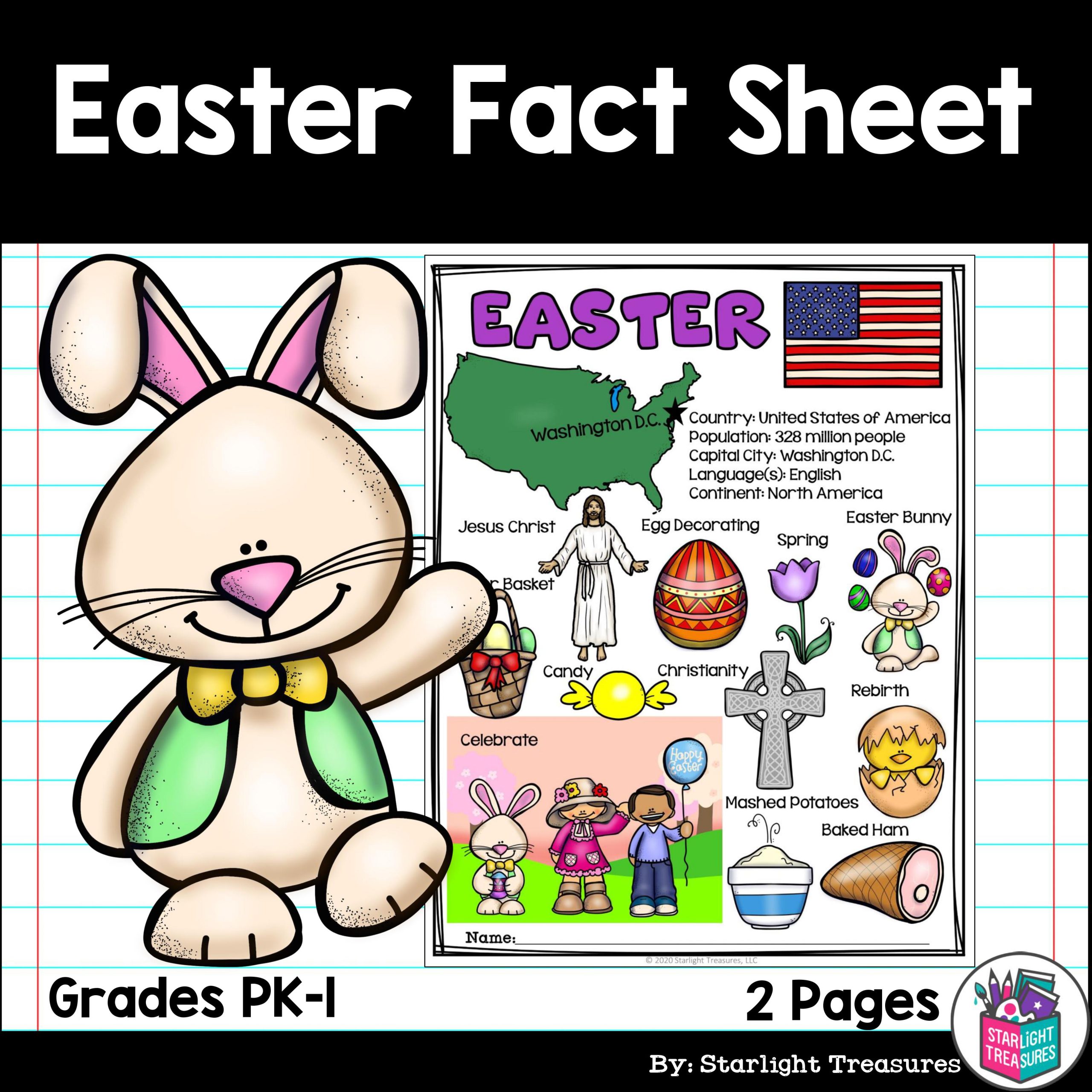 Easter Fact Sheet for Early Readers
