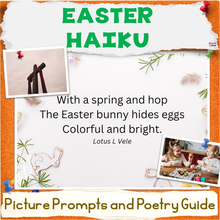 Easter Haiku Poetry Lesson - Spring Poem Writing Activity Templates