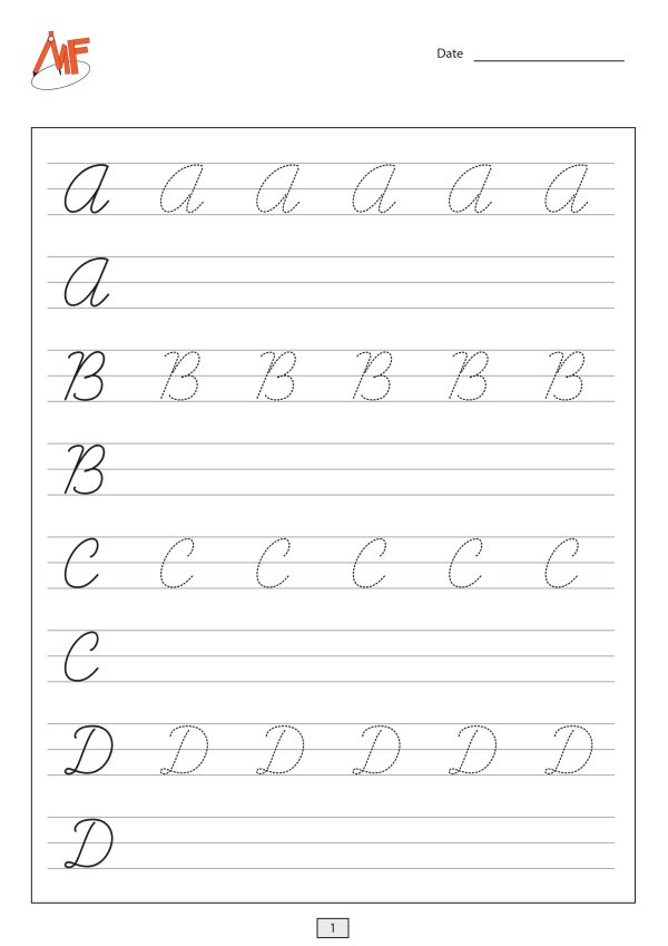 Printable Alphabet Workbook 4 for Kindergarten | Made By Teachers