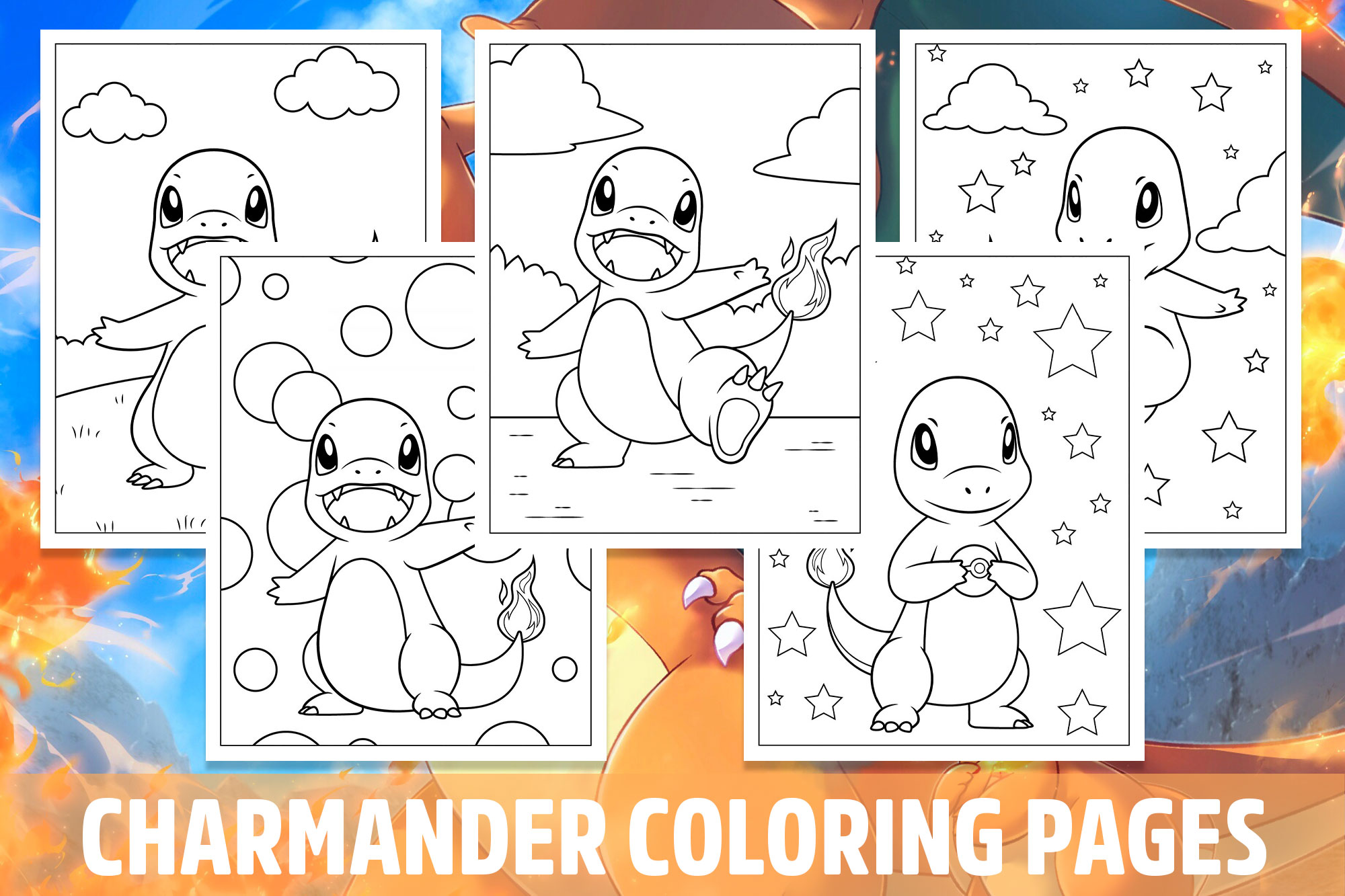 pokemon coloring cards  Coloring Book: 150 Beautiful  Coloring Pages  for All Fans. Great Gifts for Kids, Boys, Girls, Ages 4-8 Relax & Enjoy :  Carter, Liam SA:
