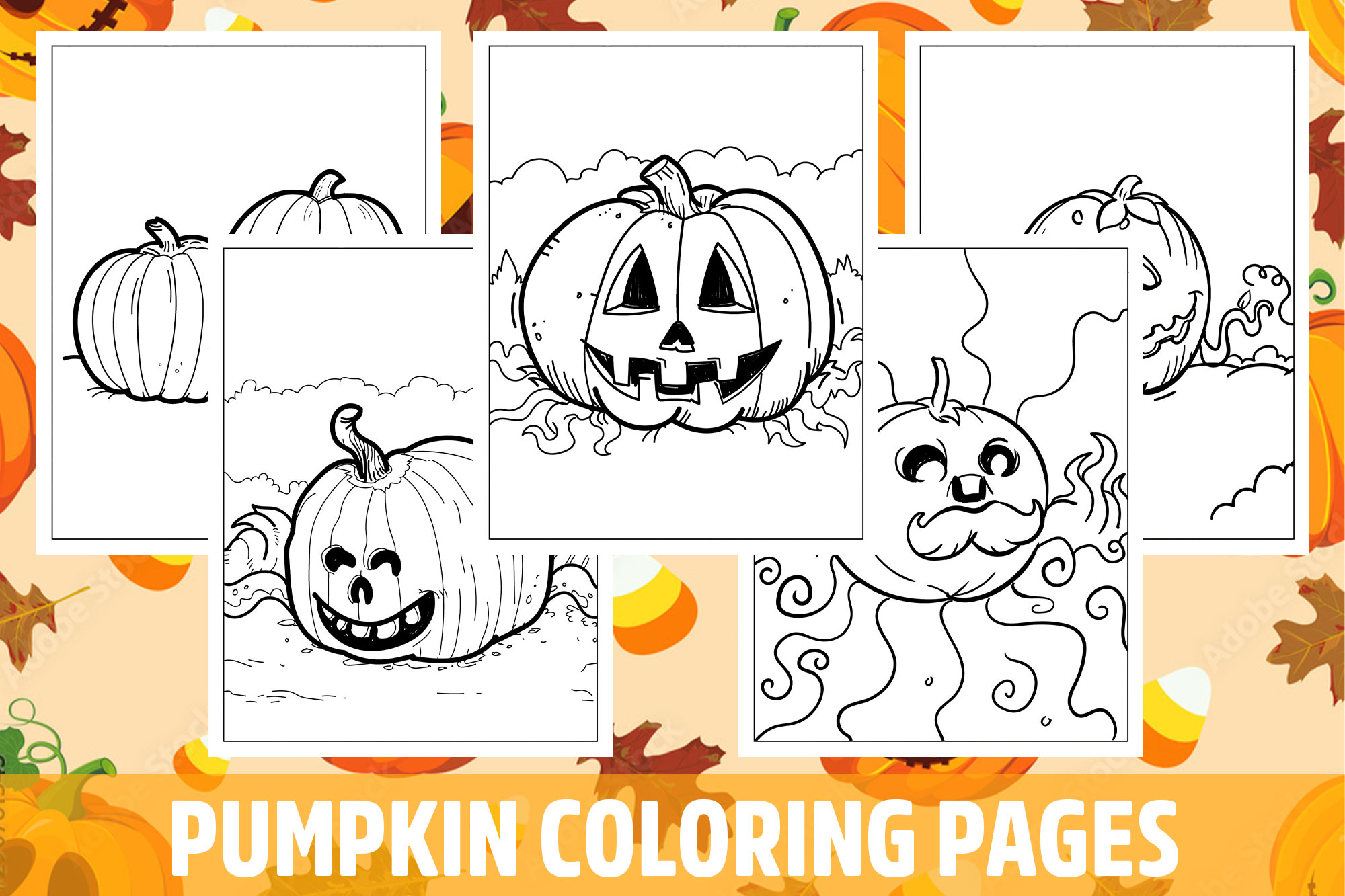 Pumpkin Coloring Pages for Kids, Girls, Boys, Teens Birthday School Activity