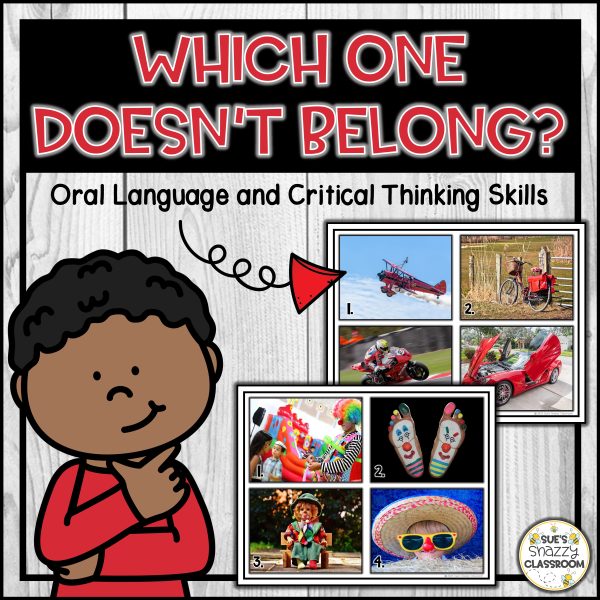 Which One Doesn't Belong | Critical Thinking Skills Activity Cards Set ...