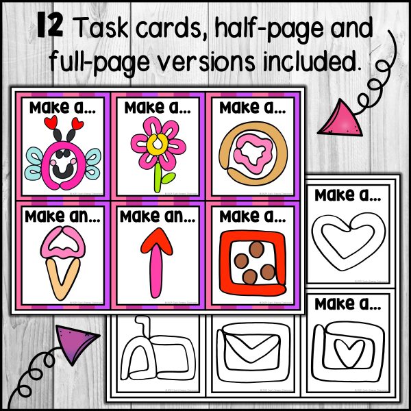 Valentine's Day Playdough Cards and Mats - Fine Motor Skills Practice ...