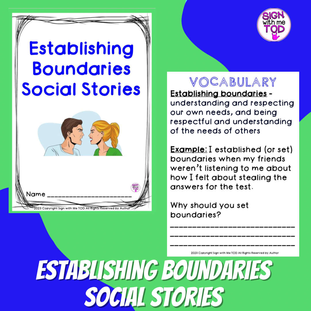 Boundaries Social Stories