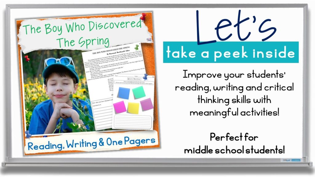 Who Found Spring The Boy Who Discovered The Spring - Easter Short Story ELA Reading ...