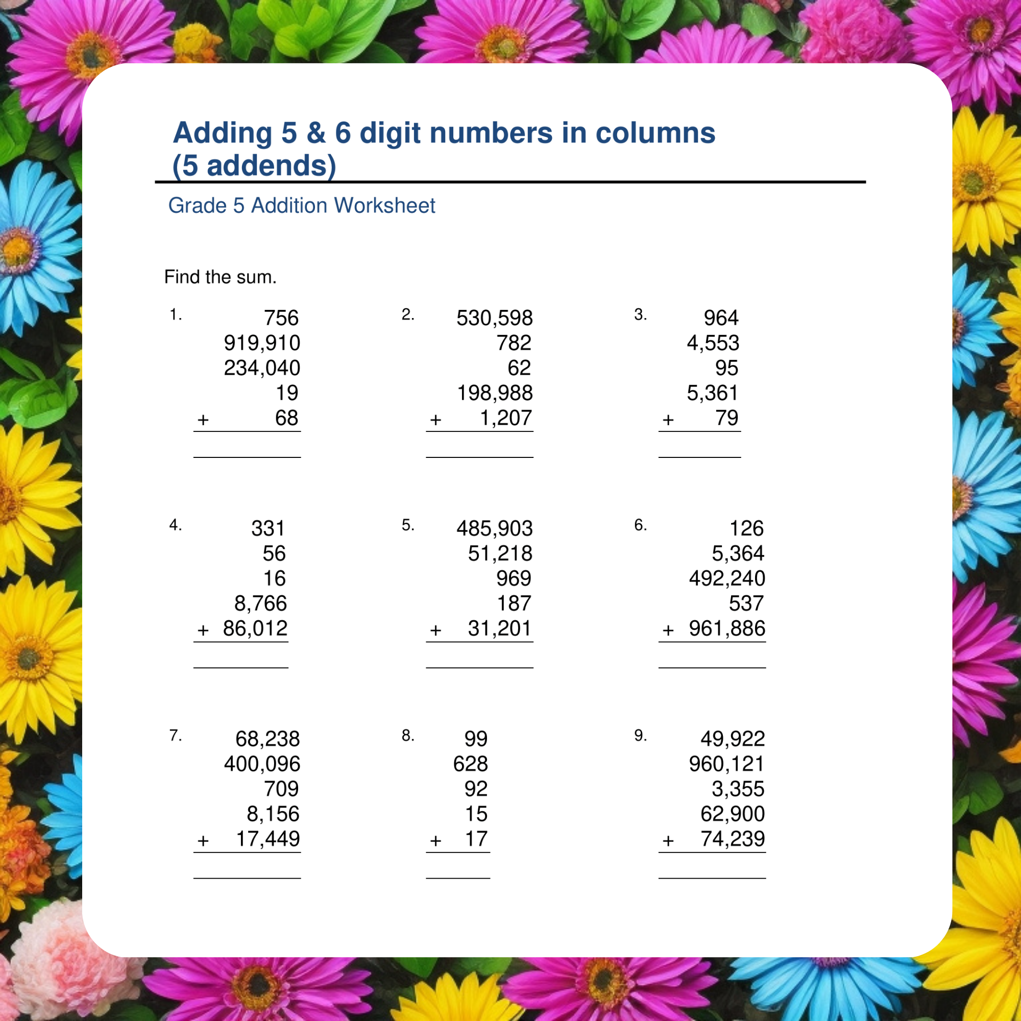 Multiplication and Division Worksheets: Challenging Practice