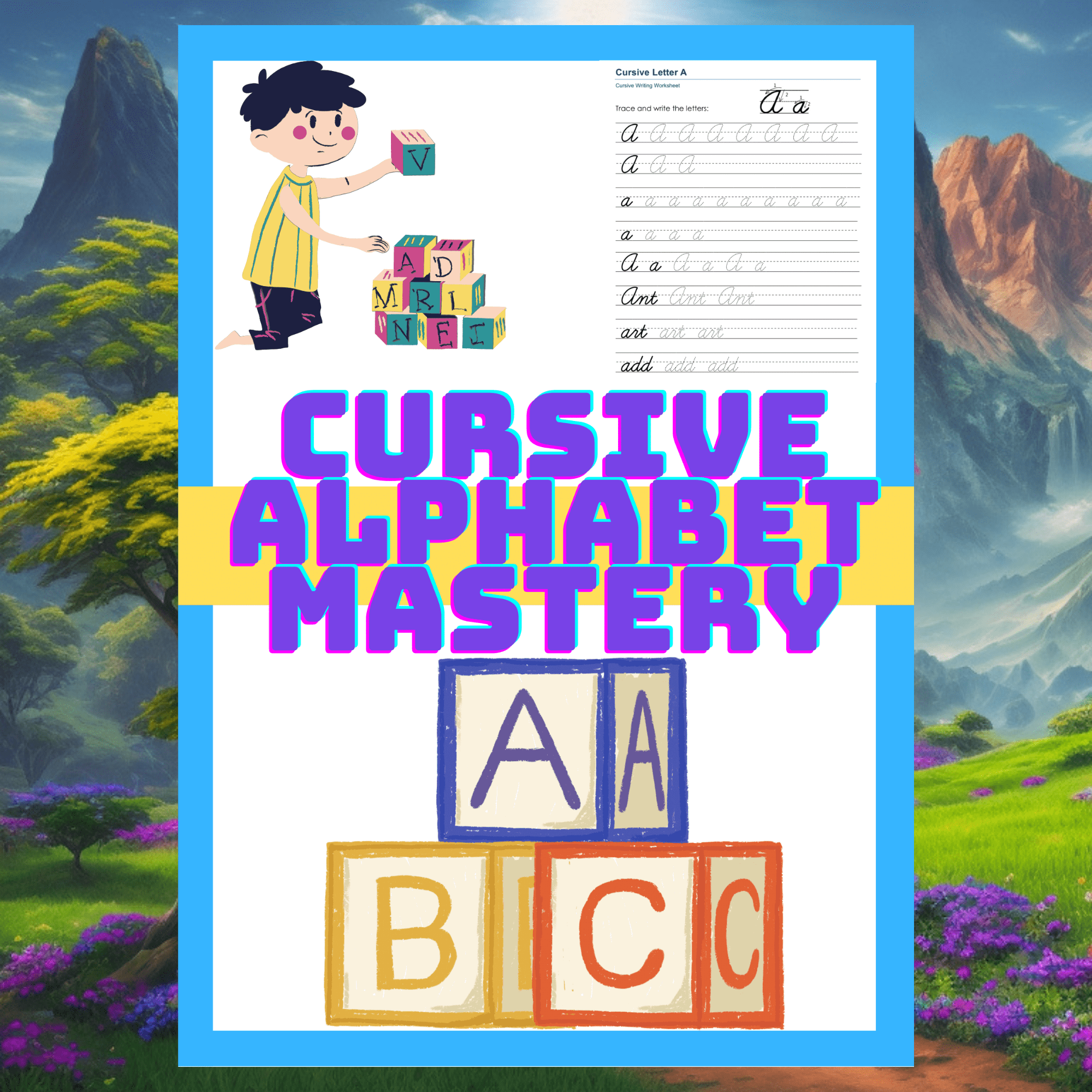 A to Z - Trace and Write Worksheets for Lowercase and Uppercase Letters