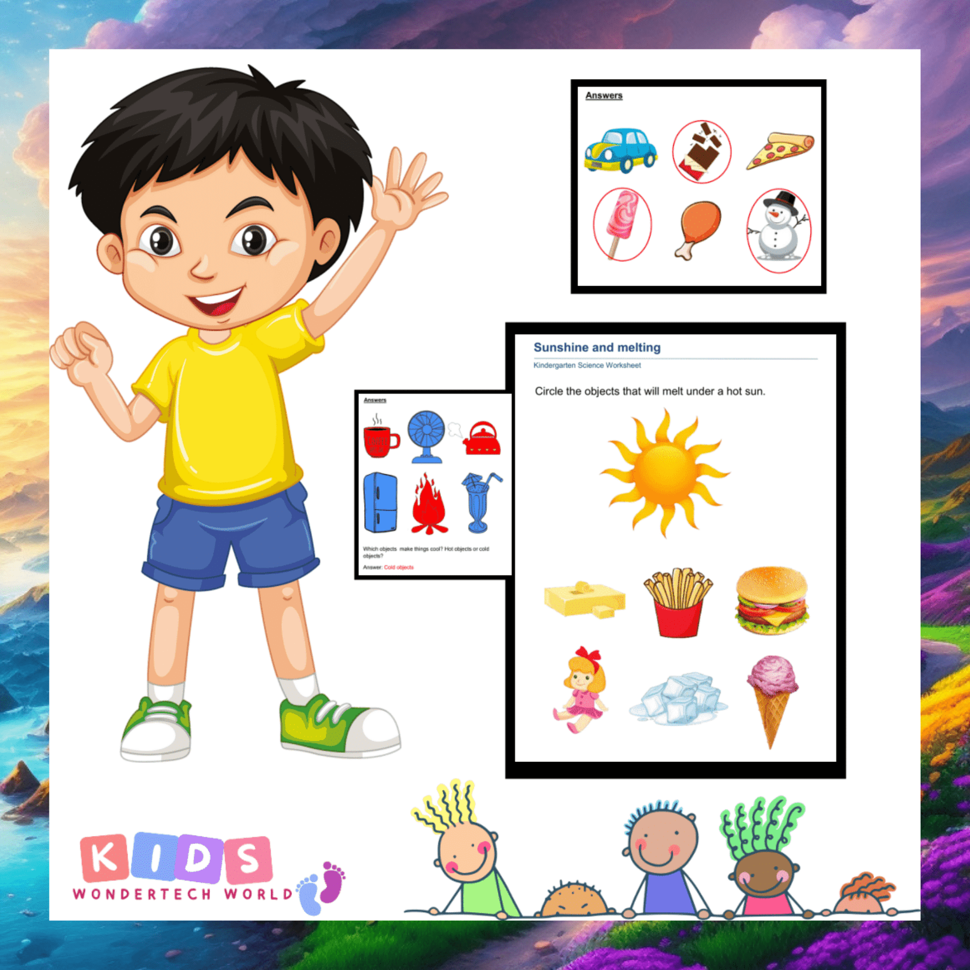 Exploring Energy Adventures Kindergarten Science Worksheets