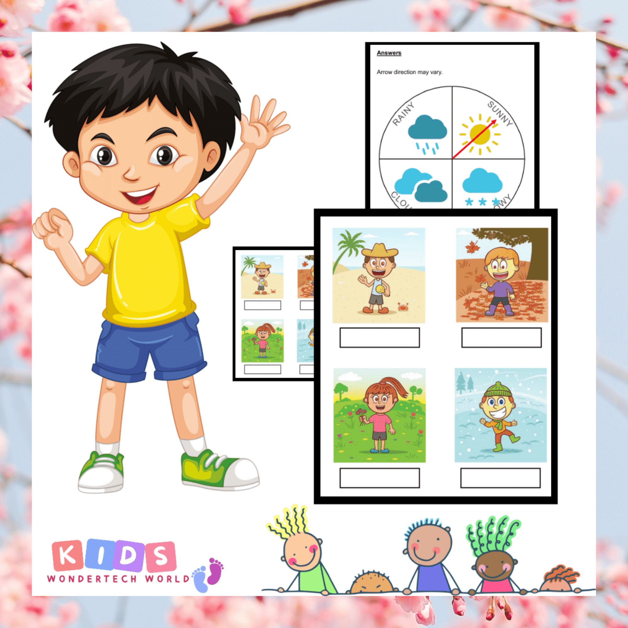 Weather Wonders Engaging Worksheets to Explore Seasons and Natural Phenomena